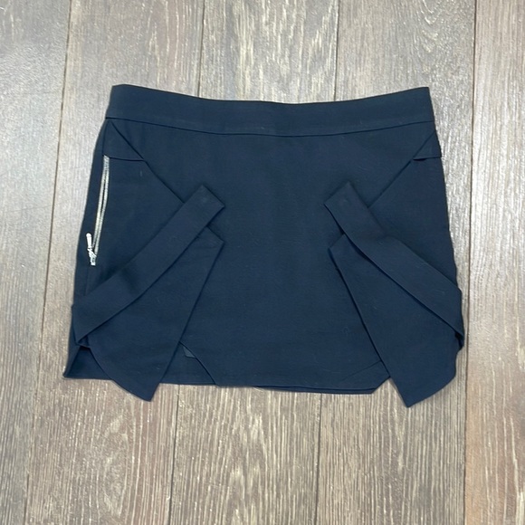 Ksubi Black Low Slung Killer Cool Black Mini Skirt - Picture 1 of 7